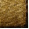 24" X 24" X 1" Raw Wood Look Gold Finish Square Wall Art Medium
