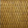 36" X 36" X 1" Raw Wood Look Gold Finish Square Wall Art