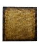 Bronze Metallic Ridge Wood Wall Art