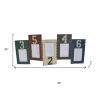 1" X 33" X 20" Multi Color Wooden  Photo Frame