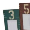 1" X 33" X 20" Multi Color Wooden  Photo Frame