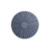 19" X 19" X 2" Sandstone, Fine Polished, Round With Stardust Pebble Finish - Wall Decor