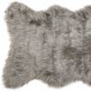 2' X 3' Grey Animal Print Area Rug