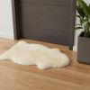 2' X 3' White Animal Print Area Rug