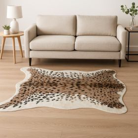 Leopard Spot Animal Print Area Rug