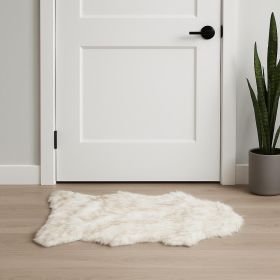 2' X 3' Gradient Tan Animal Print Area Rug
