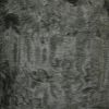 2' X 3' Grey Faux Fur Animal Print Area Rug