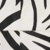 18" X 18" X 5" Zebra Black On White Quattro  Pillow