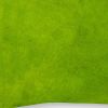 12" X 20" Lime Green Cowhide Throw Pillow