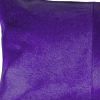 Hand Stitched Purple Natural Cowhide Decorative Lumbar Pillow