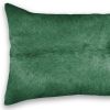 12" X 20" X 5" Verde Cowhide  Pillow