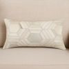 12 X 20 Black And White Cowhide Throw Pillow