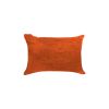 12" X 20" X 5" Orange Cowhide  Pillow 2 Pack