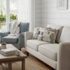 Set Of 2 Gray And White Natural Cowhide Pillows