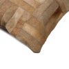 12" X 20" Natural Cowhide Throw Pillow