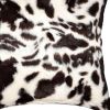 18" X 18" X 5" Brownsville Chocolate And White Faux  Pillow 2 Pack