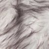 Set of Two 18" Chocolate Faux Fur Throw Pillow