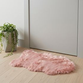 2' X 3' Dusty Rose Animal Print Area Rug