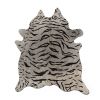 6' X 7' Gray and Black Cowhide Cowhide Area Rug