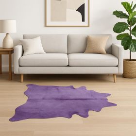 60" X 84" Purple Cowhide - Area Rug