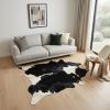 60" X 84" Black And White Cowhide - Area Rug