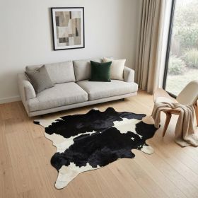 60" X 84" Black And White Cowhide - Area Rug