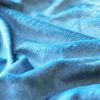 5' X 7' Blue Cowhide Cowhide Handmade Area Rug