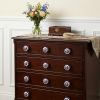 1.5" X 1.5" X 1.5" White Blue And Gold  Knobs 12 Pack