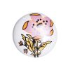Floral White And Pink Set Of 12 Knobs