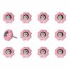 1.5" X 1.5" X 1.5" Pink Silver Asnd Red Knobs 12 Pack