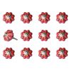 1.5" X 1.5" X 1.5" Pink Red And Green  Knobs 12 Pack