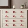 1.5" X 1.5" X 1.5" Pink Red And Green  Knobs 12 Pack