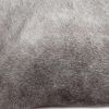 12" X 20" Gray Cowhide Pillow