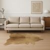 6' X 7' Gold Genuine Cowhide Area Rug