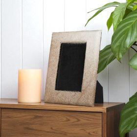 5" x 7" Natural Cowhide Hanging or Tabletop Picture Frame
