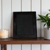 11" X 13" Black  Cowhide   8" X 10" Picture Frame