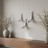 Set of Three 7" Silver Divers Resin Wall Decor