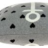 Casual Square Grey Nautical Anchor Accent Pillow
