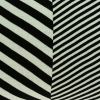 18" X 5" X 18" Transitional White & Black Pillow Cover With Poly Insert