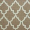 20" X 7" X 20" Transitional Beige And White Pillow Cover With Poly Insert