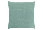 18" X 18" Light Green Polyester Interlocking Zippered Pillow