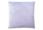 18" X 18" Purple Velvet Polyester Feather Zippered Pillow