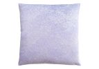 18" X 18" Purple Velvet Polyester Feather Zippered Pillow