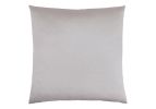 18" X 18" Silver Polyester Zippered Pillow