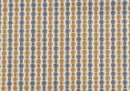 Set Of Two 18" X 18" Gold and White Polyester Striped Zippered Pillow