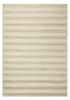 5' X 7' White Ivory Hand Woven Knobby Cornish Stripe Indoor Area Rug