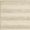 5' X 7' White Ivory Hand Woven Knobby Cornish Stripe Indoor Area Rug