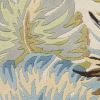 5' X 8'  Wool Ivory Or Blue Area Rug