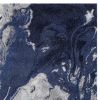 7' X 10'  Polypropylene Blue Area Rug