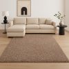 8' X 11'  Polyester Beige Heather Area Rug